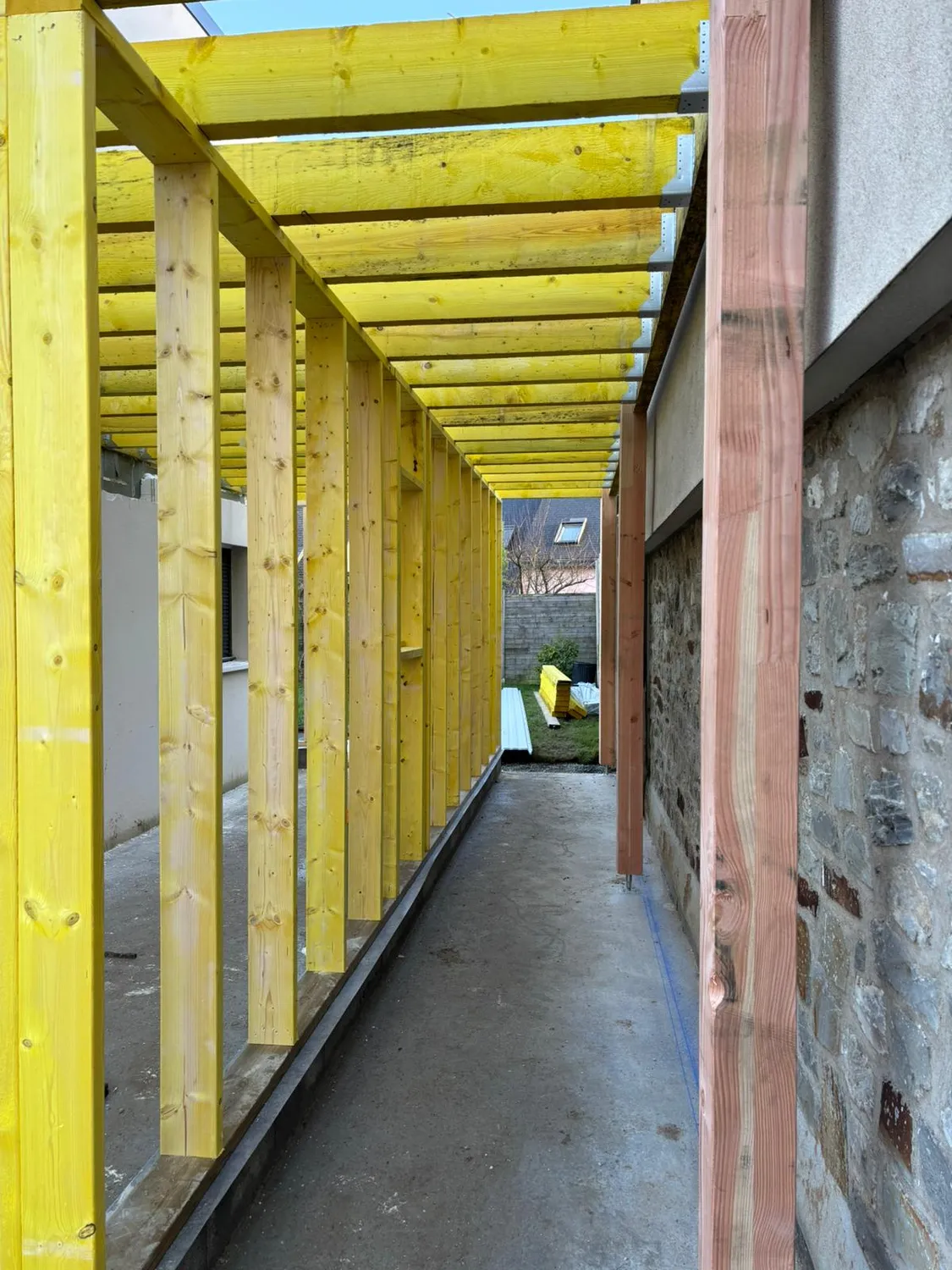 bardage bois saint onen la chapelle