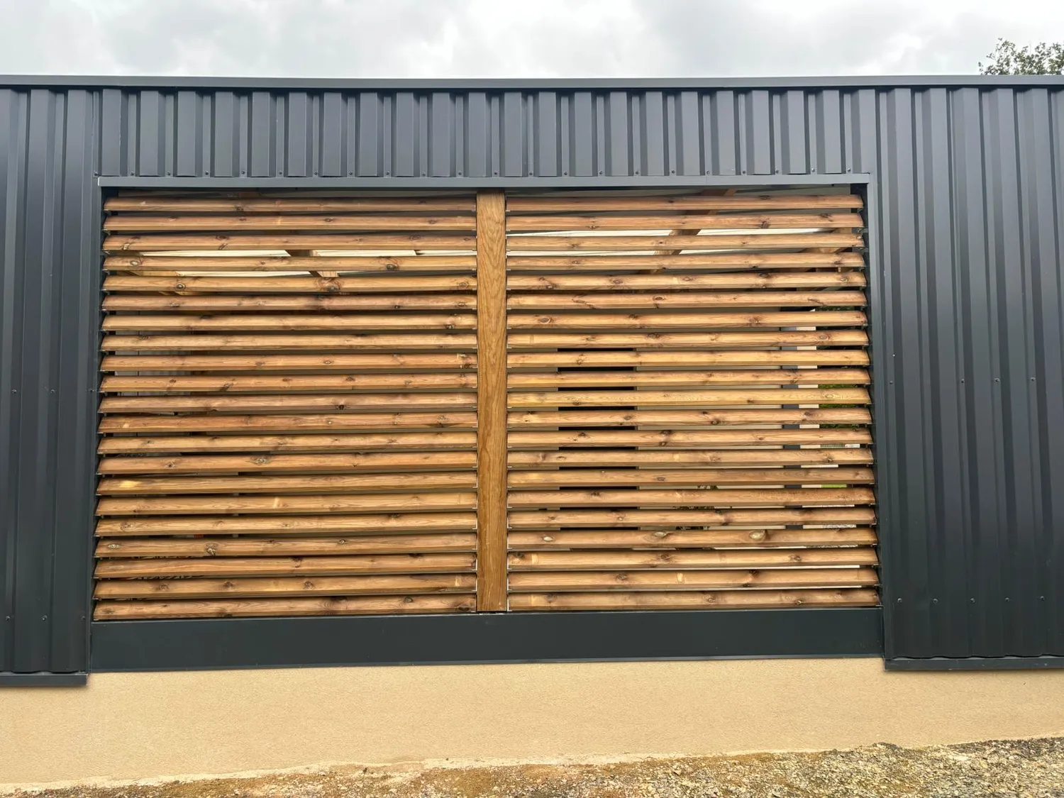 bardage bois saint onen la chapelle