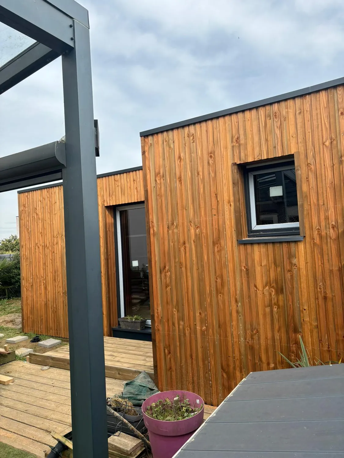 bardage bois saint onen la chapelle