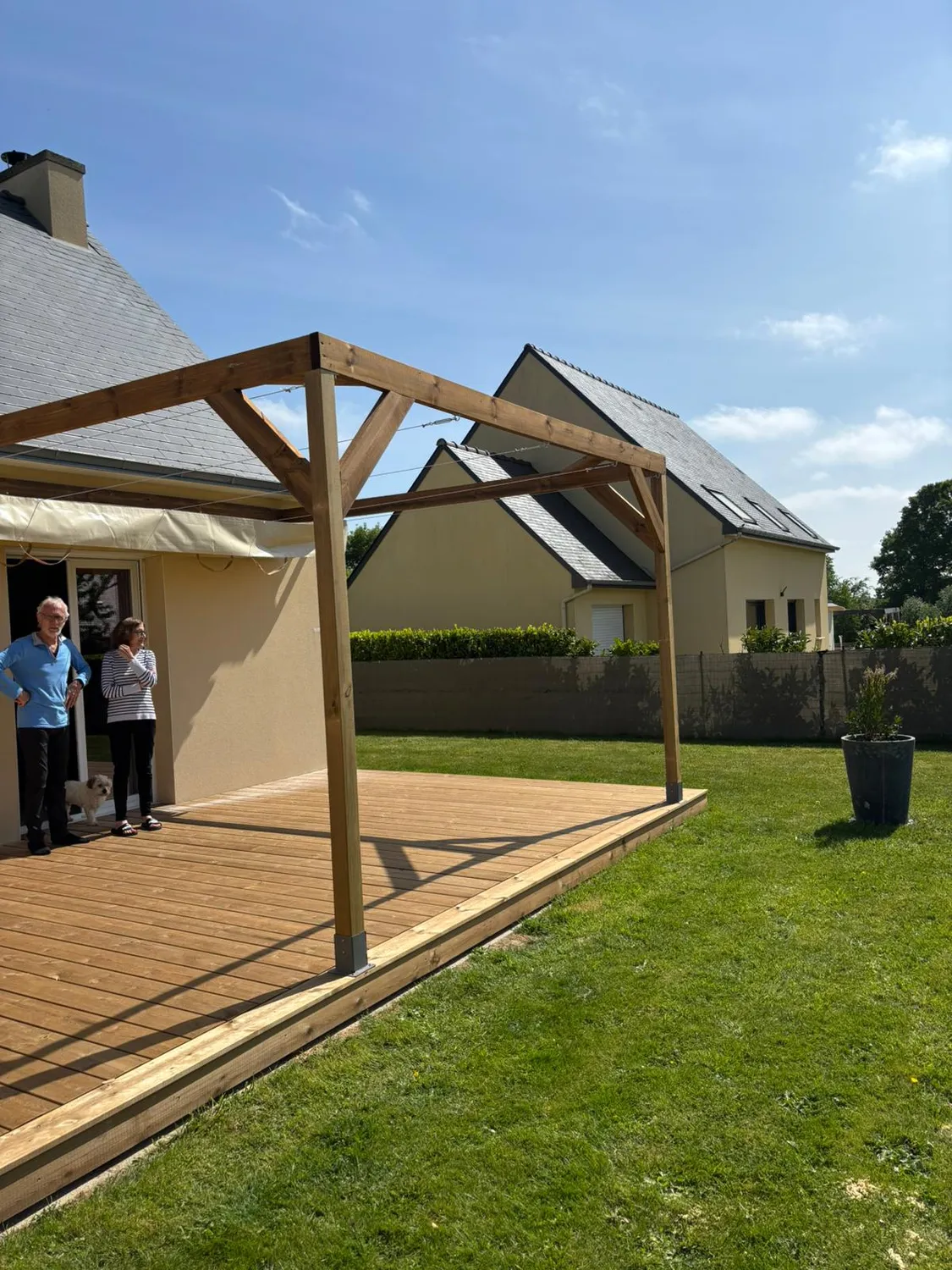 bardage bois st meen le grand