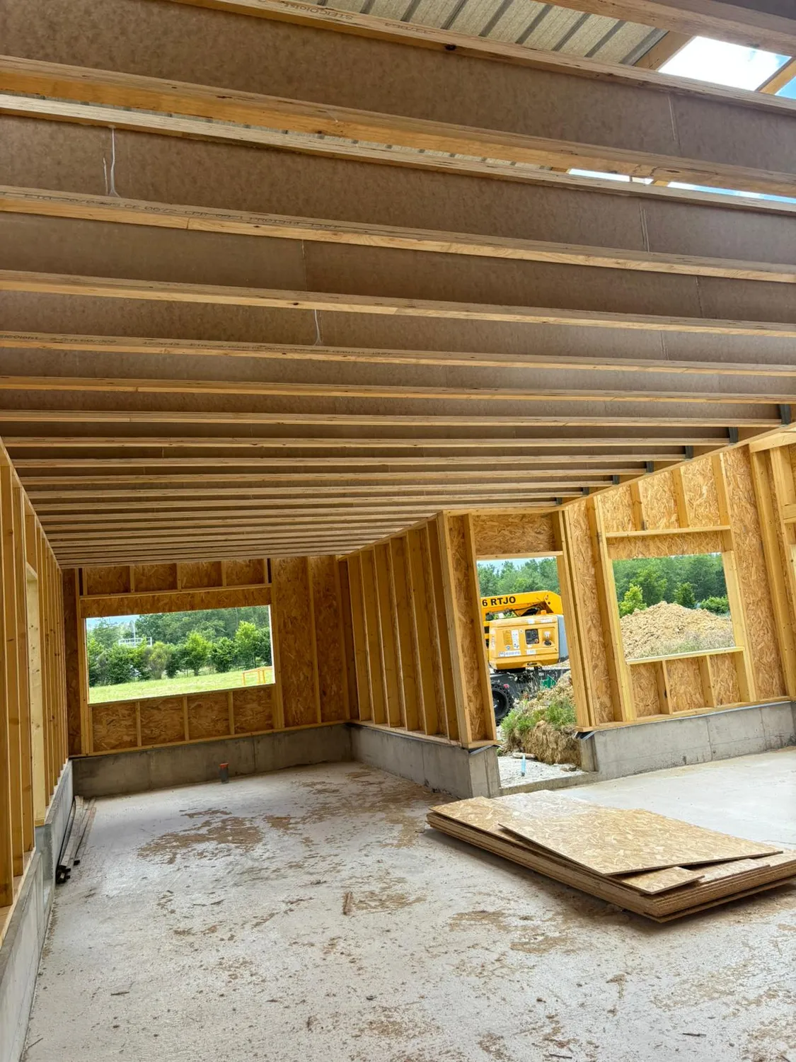 surelevation maison bardage bois