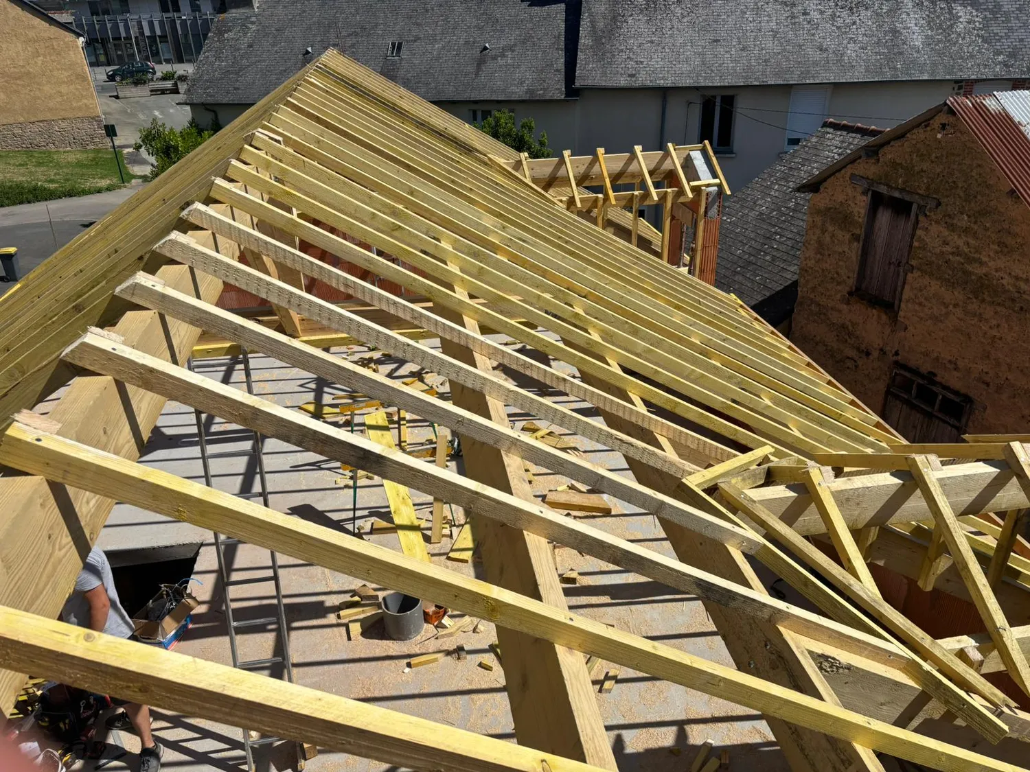 surelevation maison saint onen la chapelle