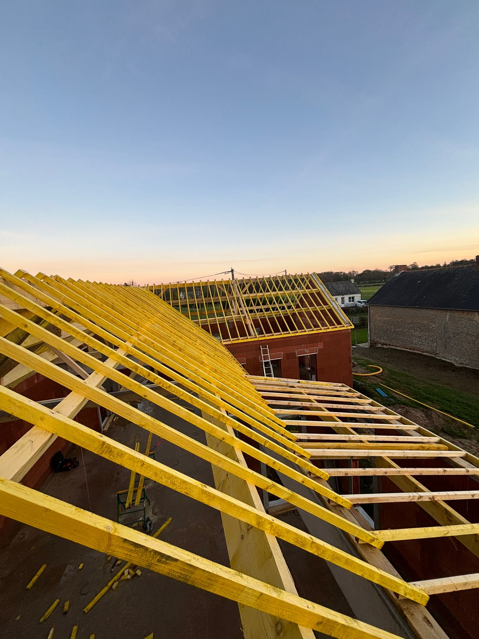 surelevation maison saint onen la chapelle